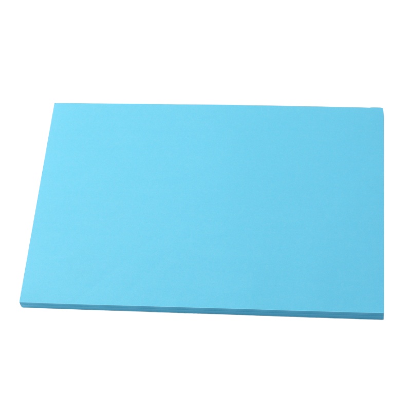 旗舰/金旗舰A4彩色复印纸 80G 打印纸儿童手工折纸DIY彩纸 彩色折纸剪纸 APP金光集团 绿蓝色 100张/包