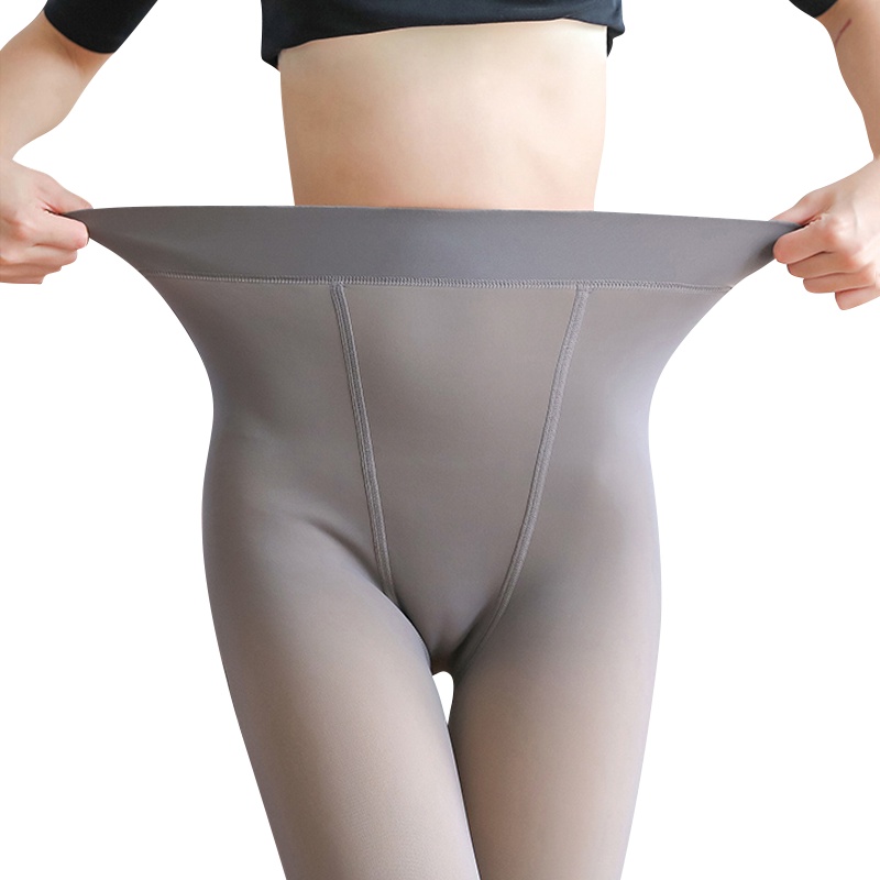 浪莎320G假透肉加肥加大码打底裤秋冬加绒加厚外穿200斤