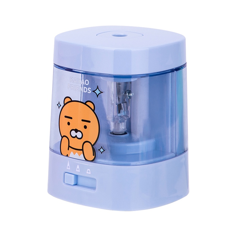 得力(deli)68658电动削笔机 蓝色 学生铅笔削笔器 卡通卷笔刀转笔刀 自动削笔机削笔刀