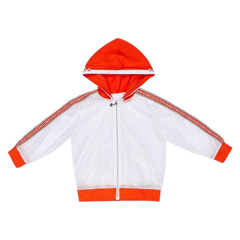 婴姿坊童装外套男童外套中小童连帽防晒衣防晒服春季春秋