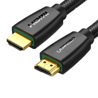 绿联（UGREEN）HDMI线2.0版 4k数字高清线 棉网编织款 20米