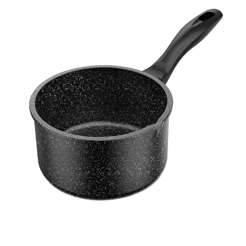 阿斯卡利(ASCARI)麦饭石婴儿宝宝辅食锅煎煮一体多功能煮粥不粘锅汤锅雪平锅小奶锅 16CM加厚不粘款单锅无盖定制商品