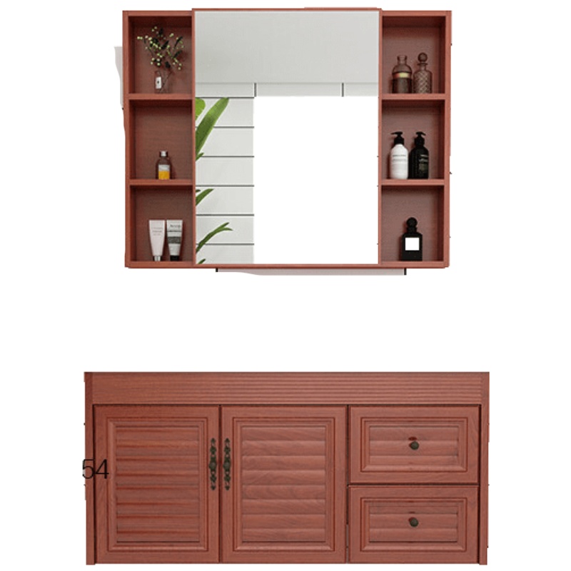 时尚家装现代简约卫浴套装浴室柜组合洗手盆一体洗脸盆洗手池卫生间洗漱台 放心购安心抵