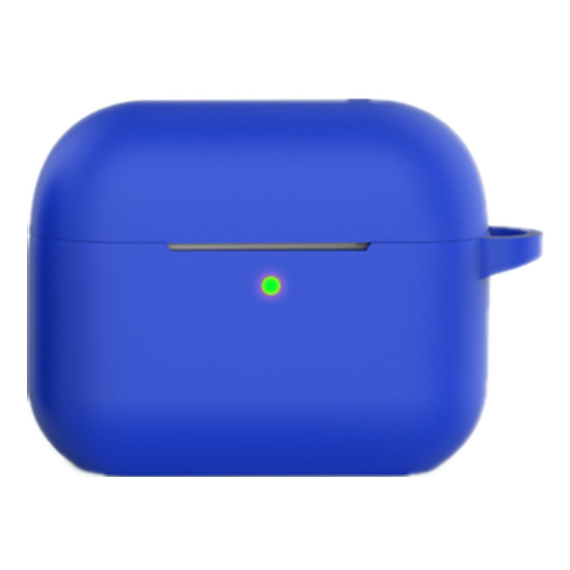 VIPin 适用苹果airpods pro保护套airpods 3代液态硅胶软套无线蓝牙耳机超薄防摔保护壳 蓝色