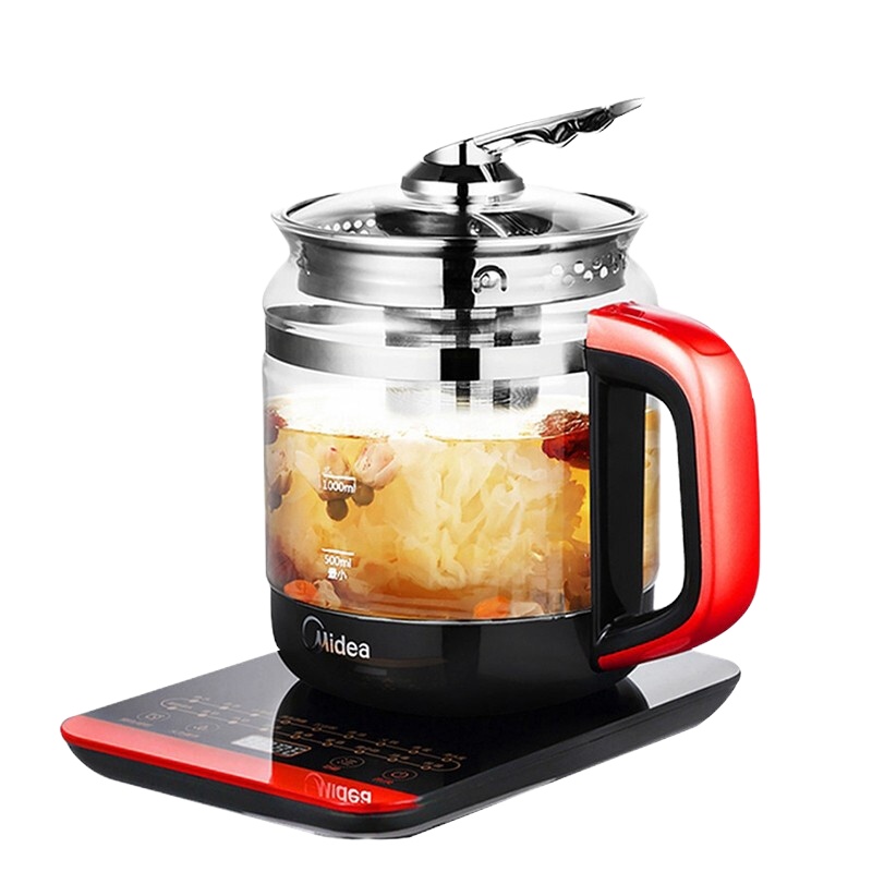 美的(Midea)养生壶烧水壶电热水壶1.5L花茶壶煲药壶 MK-GE1703