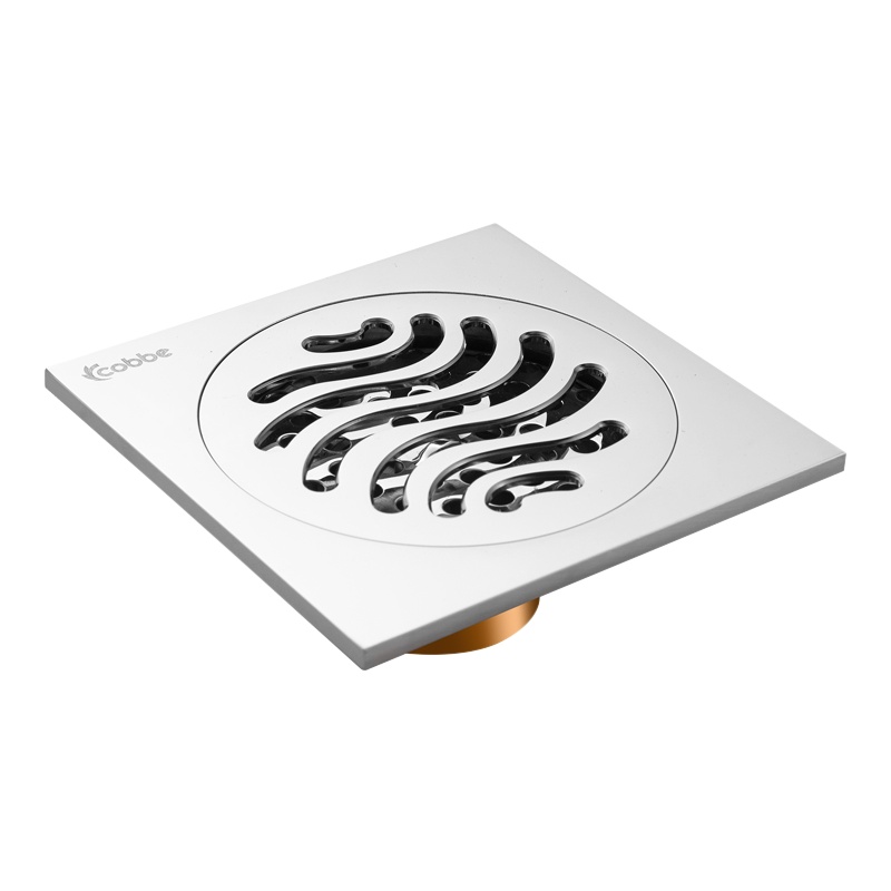 卡贝洗衣机地漏盖浴室防虫不锈钢方形盖板卫生间全铜下水道防臭器