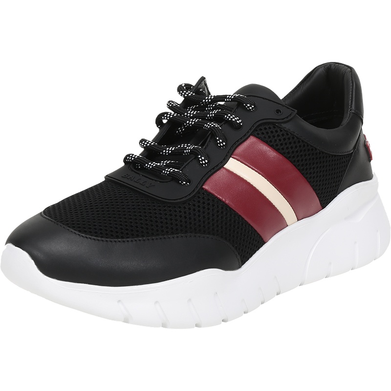 BALLY 巴利 男士 织物配皮网眼系带休闲运动鞋 BYLLET T