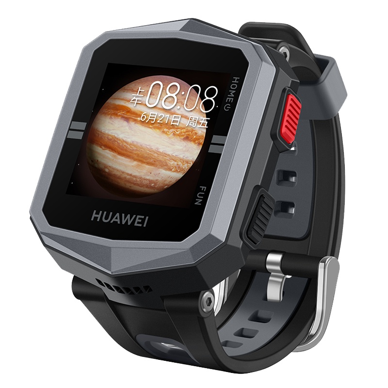 华为(HUAWEI) 华为儿童手表 3X 曜石黑 (4G通话八重定位+小度语音助手+男孩女孩学生儿童)