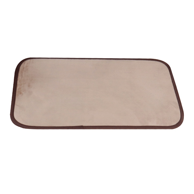 俏居(Choshome)家纺 出口日本 纯色花色加厚长绒毛毛地垫地毯 宜家风格浴室柔软吸水防滑门口垫脚垫颜色随机发