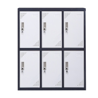 苏美特更衣柜矮柜办公柜储物柜钢制铁皮柜文件柜鞋柜档案柜茶水柜六门矮柜