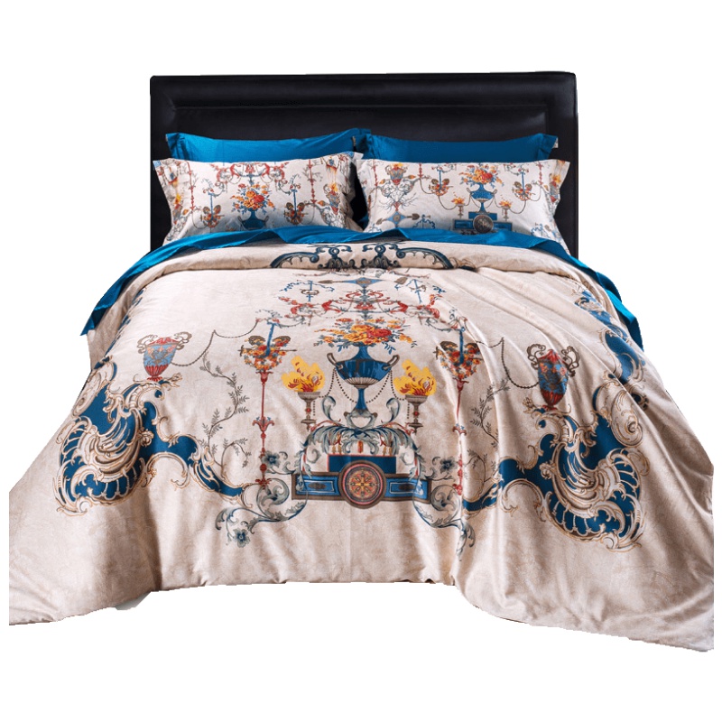 维科家纺长绒棉四件套1.8米床单全棉四件套床上用品