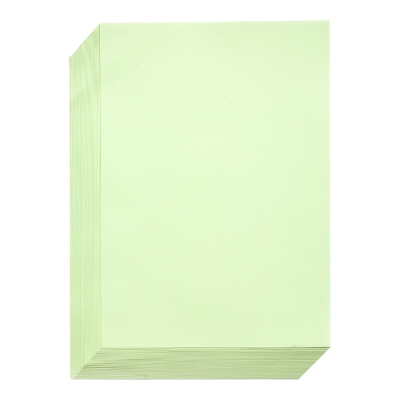 晨光(M&G)彩色复印纸a4 多功能8色打印纸80g 手工折纸彩纸100张/包 淡绿APYVPB0174[4包/组]