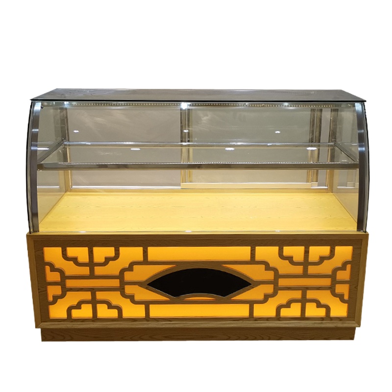 众达 HS-DG 可定制常温糕点展示柜糕点桃酥台式商用小型玻璃常温烘培超市中导蛋糕样品展示柜