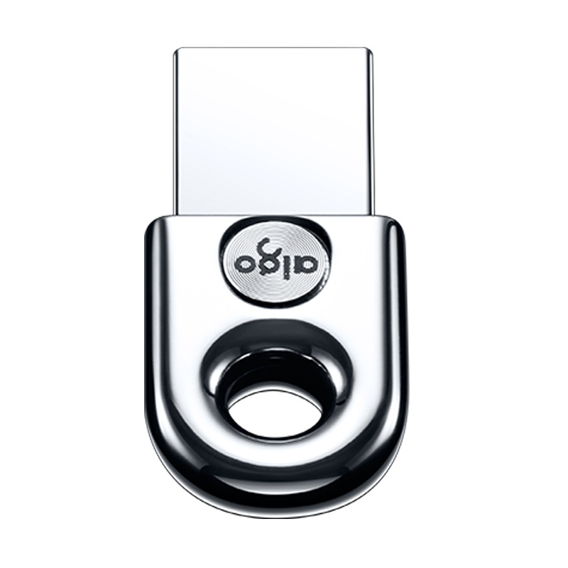 爱国者(aigo)U311金属u盘 64GB 车载优盘手机电脑两用高速正品创意定制u盘