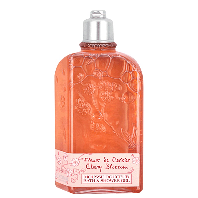 欧舒丹(L’OCCITANE) 甜蜜樱花沐浴露啫喱250ml 留香超持久 保湿补水滋润