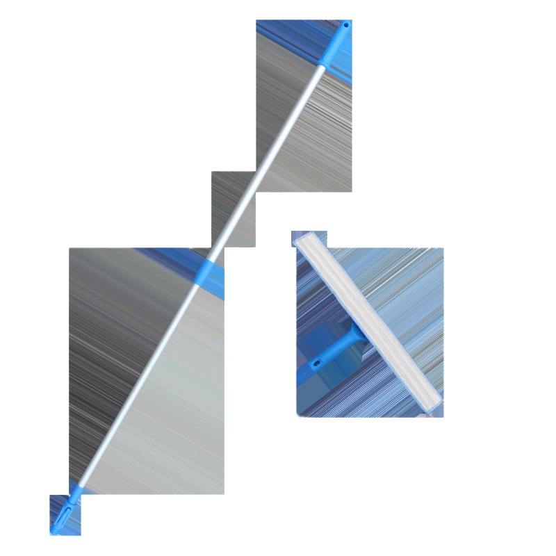 意大利CT施达二合一涂水玻璃刮子配伸缩铝杆不留水印擦纱窗清洁器 配35cm二合一玻璃刮2件套