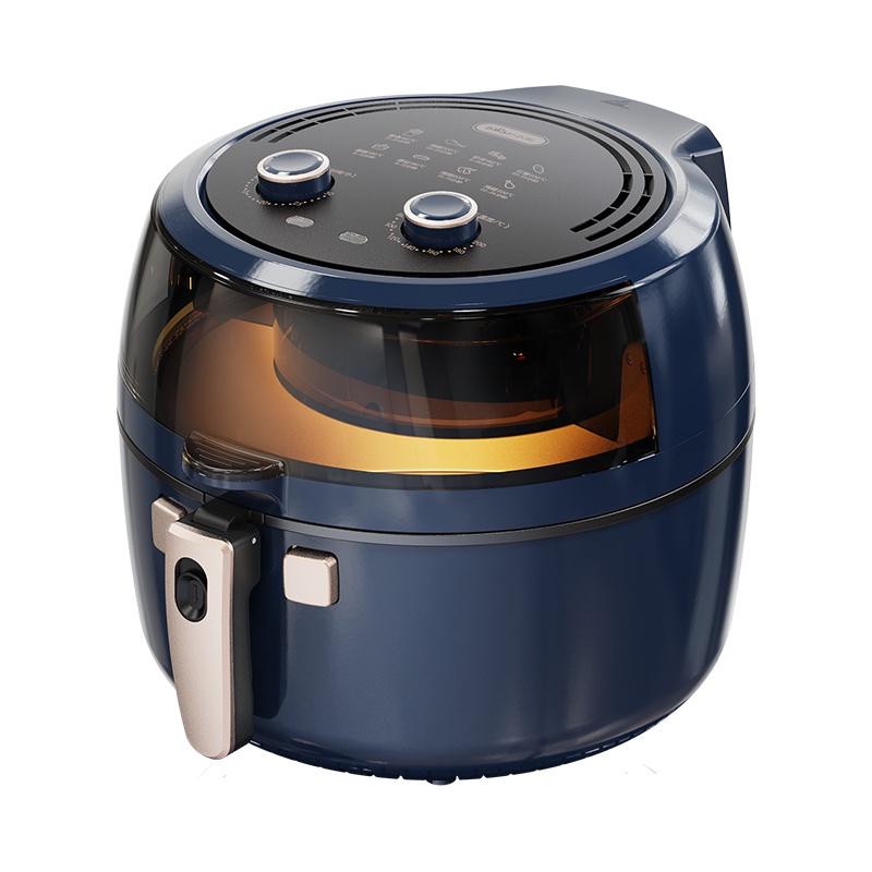 小熊(Bear)空气炸锅 6.5L大容量大功率无油烟电炸锅薯条机烤箱全自动搅拌翻面全景大视窗QZG-B14C1