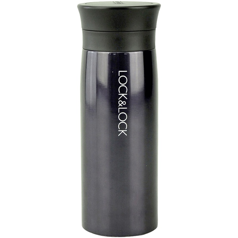 乐扣乐扣(lock&lock)保温杯 LHC4119B 304不锈钢(400ml)黑色
