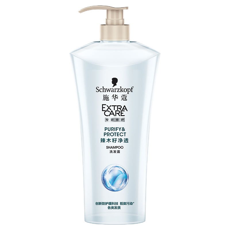 施华蔻(Schwarzkopf) 辣木籽净透无硅 600ml 洗发水 (计价单位:瓶)