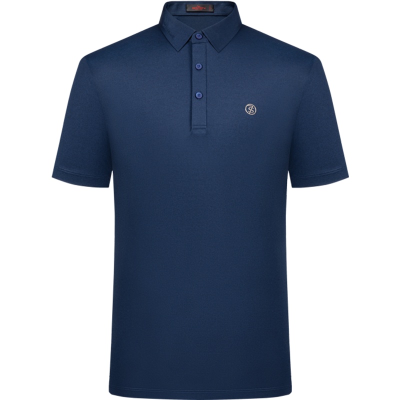 柒牌男装短袖夏季商务休闲男士纯色POLO衫时尚百搭青年半袖