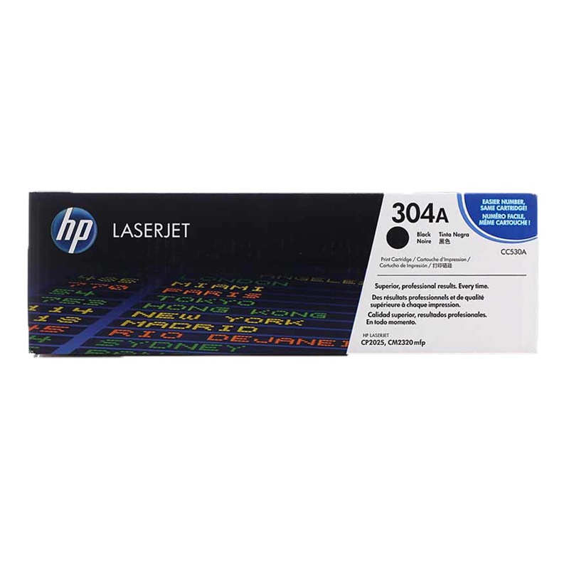 惠普 CC530A 打印机墨粉硒鼓3,500页黑色1支(适用CP2025/2025n/2025dn/2025x 打印机)