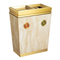 南方 高端大理石分类垃圾桶GPX-218G