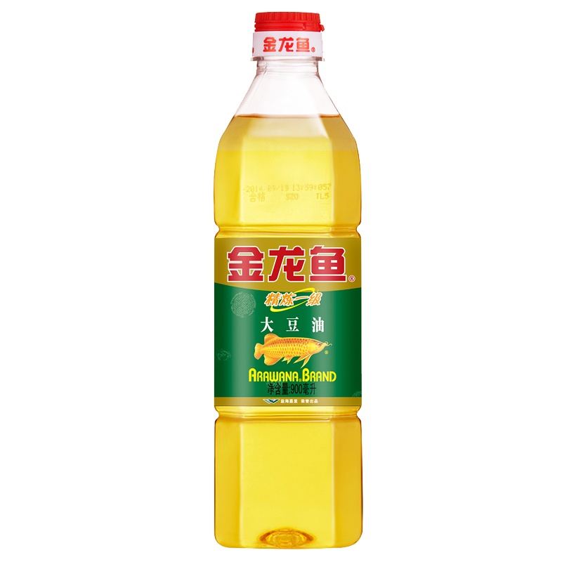 金龙鱼 精炼一级大豆油900ml 食用油