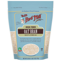 鲍勃红磨坊（Bob's Red Mill）进口燕麦麸510g 早餐晚餐健身代餐食品高纤维燕麦片即食高营养燕麦糠
