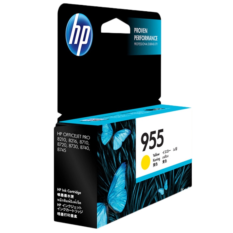 惠普955墨盒 黄色 适用于惠普7740 7730 7720 8210 8216
