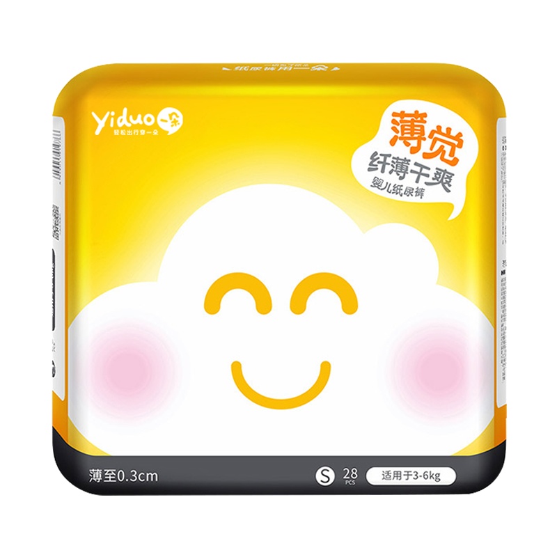 一朵薄觉纸尿裤L码24片超薄干爽尿不湿