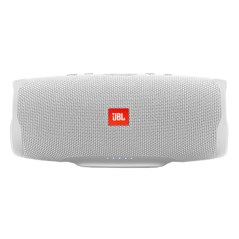 JBL CHARGE4 音乐冲击波四代 便携式蓝牙音箱+低音炮 户外迷你音箱 防水设计 增强版赛道扬声器 白色