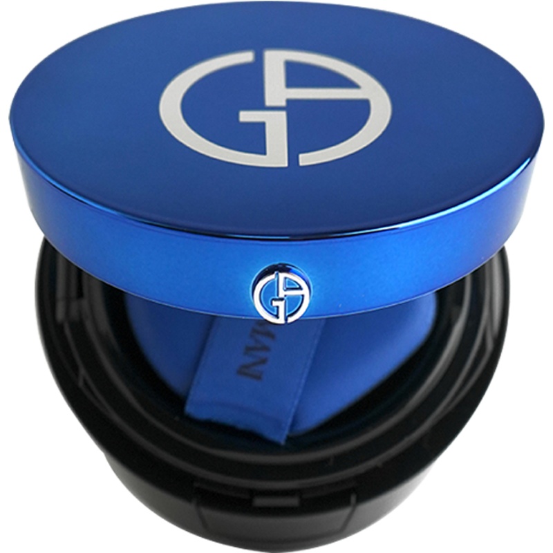 【国内专柜】阿玛尼大师造型轻垫粉底液蓝气垫干皮遮瑕保湿持久