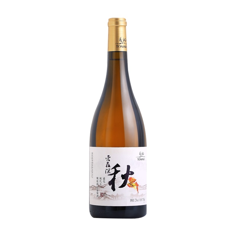 通化(TONHWA)葡萄酒 威代尔晚收白葡萄酒 爱在深秋定制版甜白 12度750ml 单支 (新老包装随机发货)