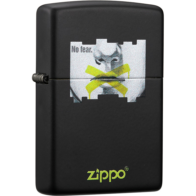 ZIPPO芝宝打火机进口防风煤油打火机之宝暗黑系个性彩绘218-C-000066生而无畏