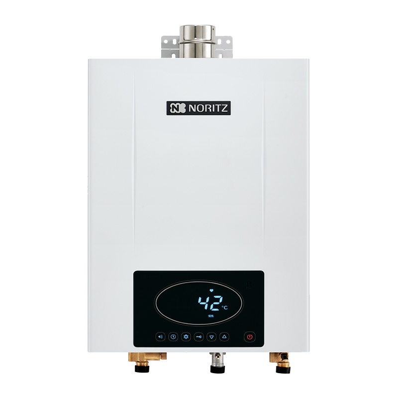 能率(NORITZ) 13升燃气热水器 天然气热水器 双重温度监控无极换挡燃烧器GQ-13J1FEX(JSQ25-J1)
