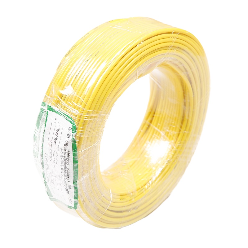 江北 ZR-BVR 1×1.5平方毫米 阻燃铜芯聚氯乙烯绝缘电线 黄 200米/盘