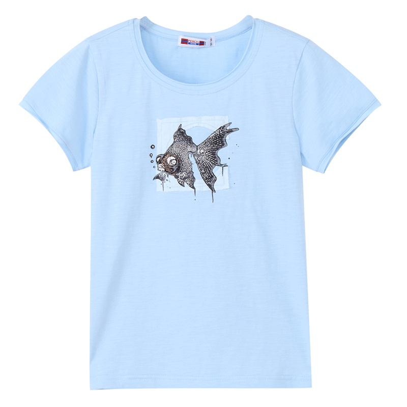 铅笔俱乐部童装2020夏装新款男童T恤中大童圆领上衣潮儿童短袖