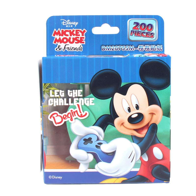 迪士尼卡通贴纸幼儿园儿童粘贴纸女孩公主创意卷卷贴纸装饰贴贴画