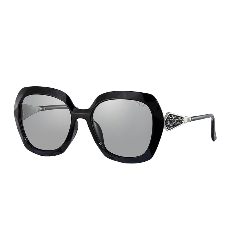 [帕莎]偏光太阳镜女士大框小脸墨镜同款时尚复古潮