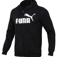 PUMA彪马男装春运动服休闲时尚舒适加绒保暖连帽夹克外套577585-01