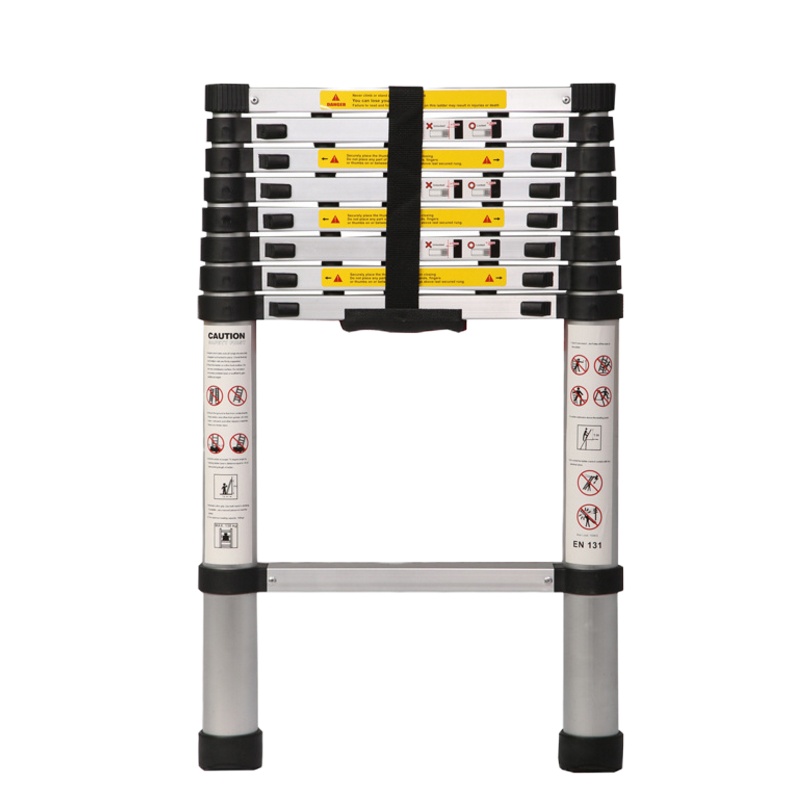 铝合金两用伸缩 家用人字梯 便携式多功能折叠梯子 直梯8米人字4米