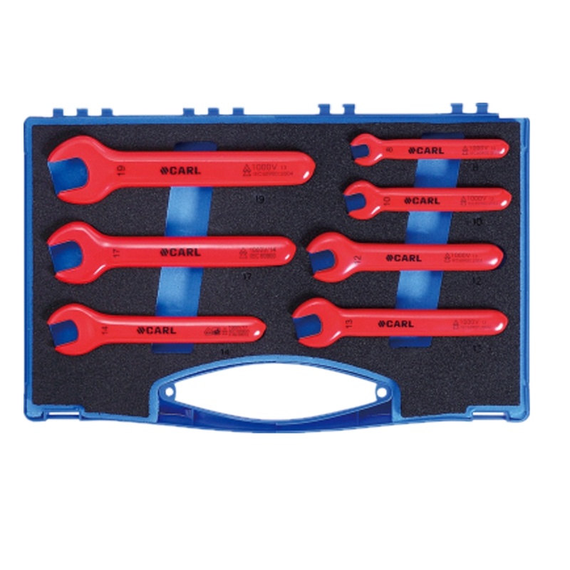 [卡尔]7件绝缘开口扳手组套
