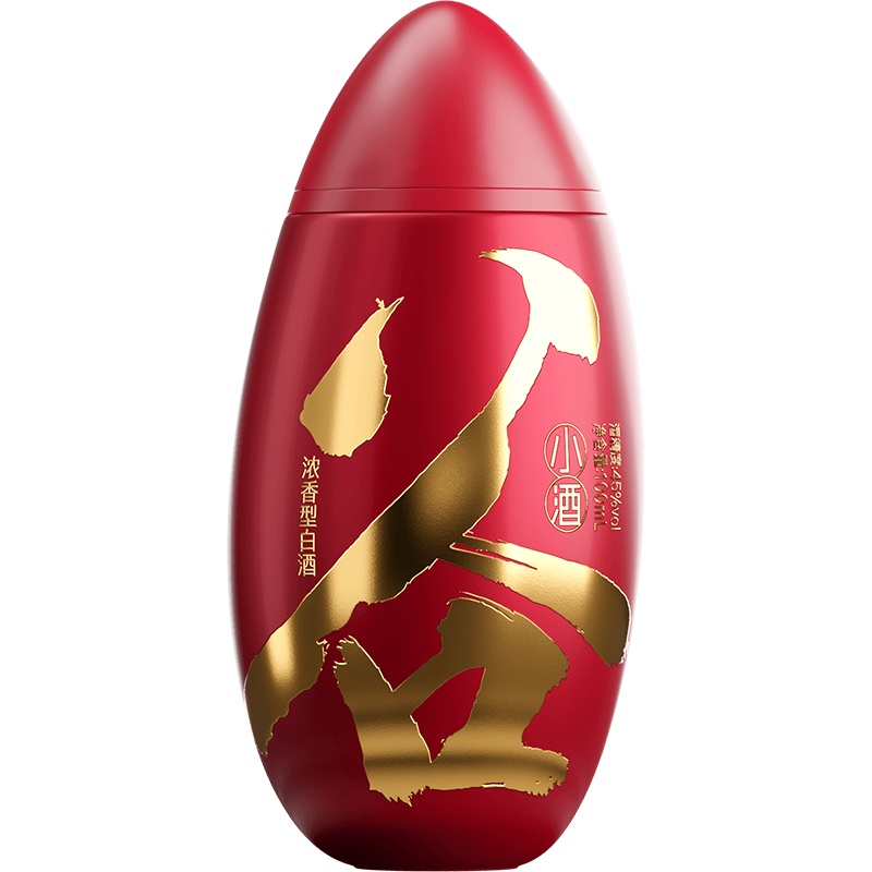 谷小酒 红米粒 45度 100ml*24瓶 整箱装 浓香型白酒