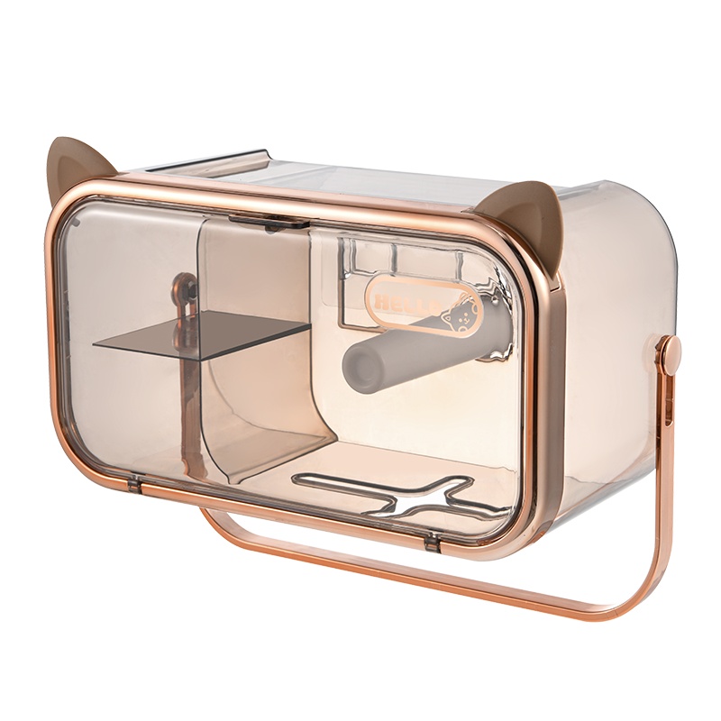 星优洗脸巾收纳盒壁挂式一次性洁面巾收纳架子卫生间面巾纸置物架