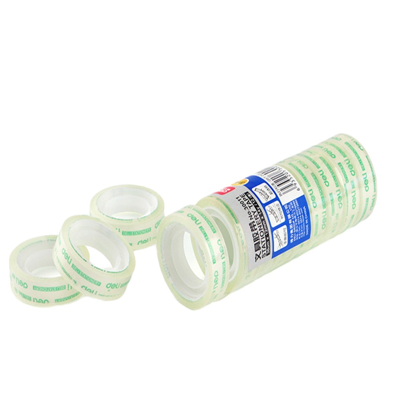 文具胶带 小胶条 办公文具透明小胶带 胶纸透明胶带 1.2厘米宽*12米长 2筒装