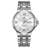 英纳格(ENICAR)经典系列时尚简约休闲商务钢带自动机械男士手表3168/50/283aA