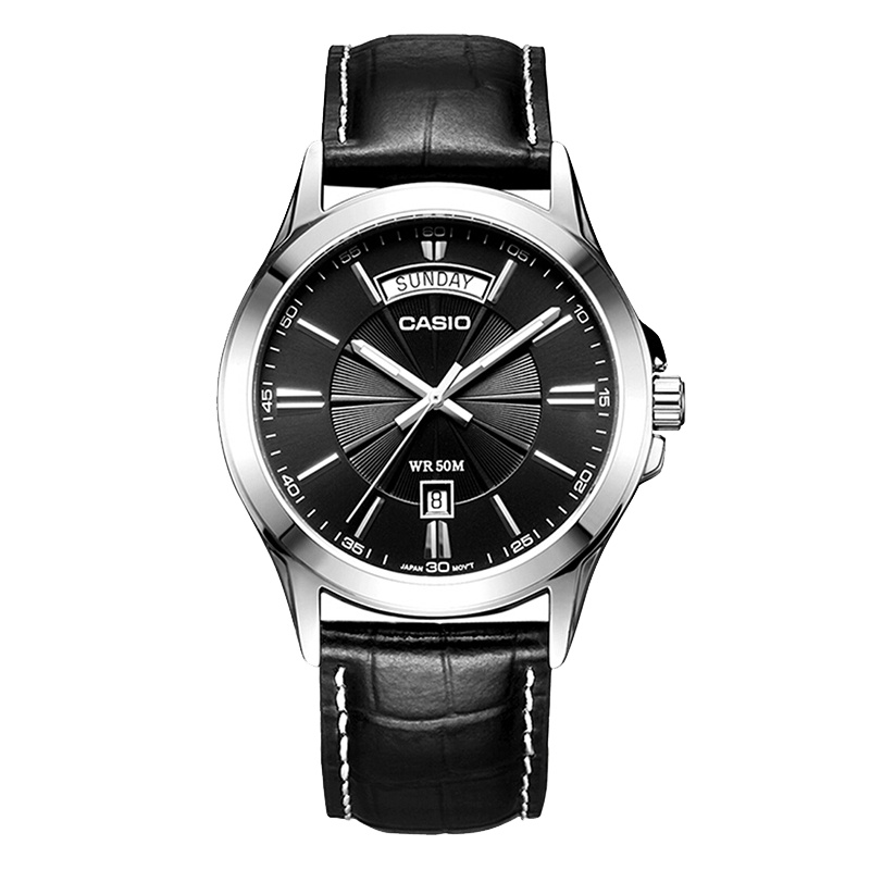 CASIO卡西欧 石英表 男 指针系列日韩品牌休闲男士表MTP-1381L-1A