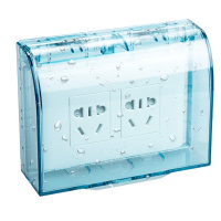 透明防溅盒118型小号防溅罩防溅盒浴室(不含插座)