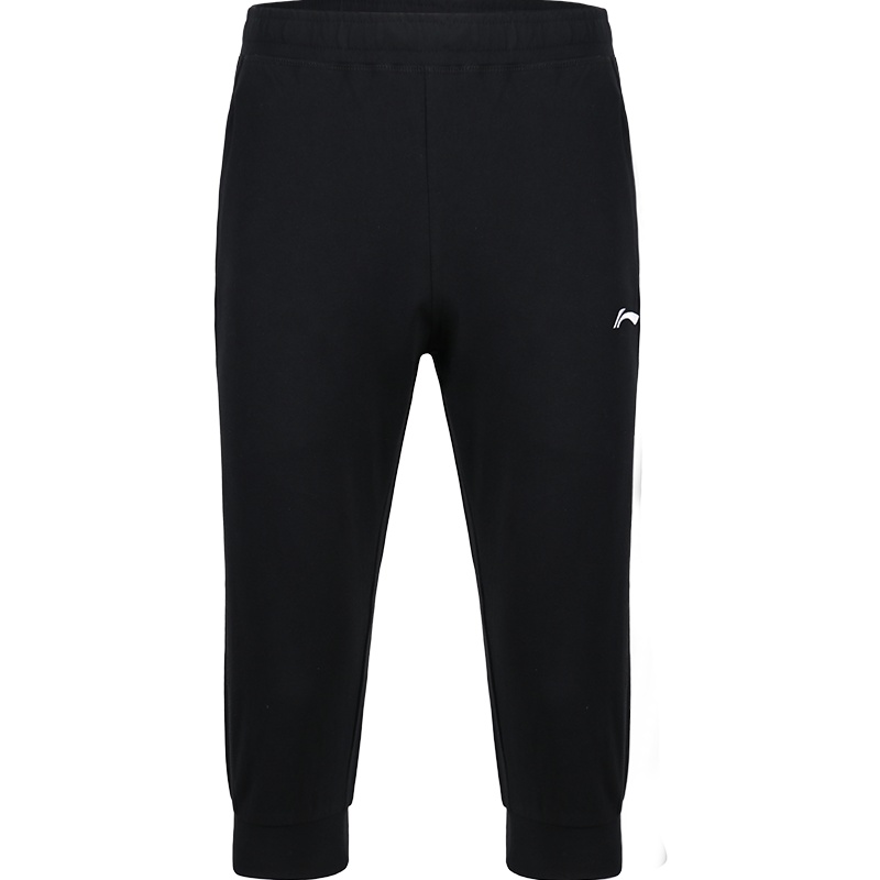 李宁男子运动休闲七分短裤