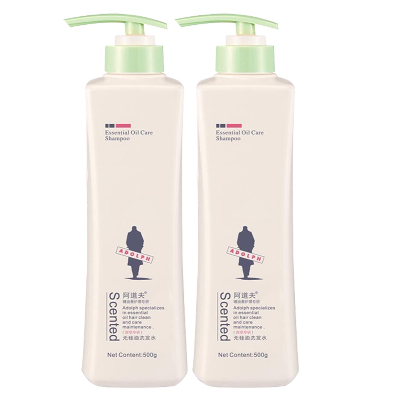 阿道夫无硅油洗发水(四项专研)800g*2瓶 旗舰店正品 赠体验装